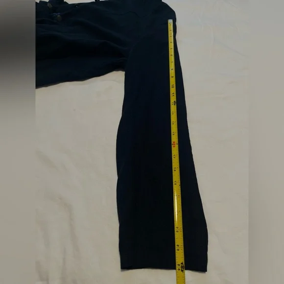 Maurices Plus Women’s Navy Blue Open Front Ruffle Long Roll Tab S Blazer Size 3 - Picture 13 of 13